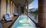Aria Hotel spa pool Las Vegas