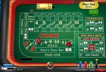 Craps Table Las Vegas