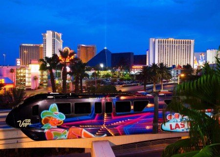 Monorail Las Vegas Strip
